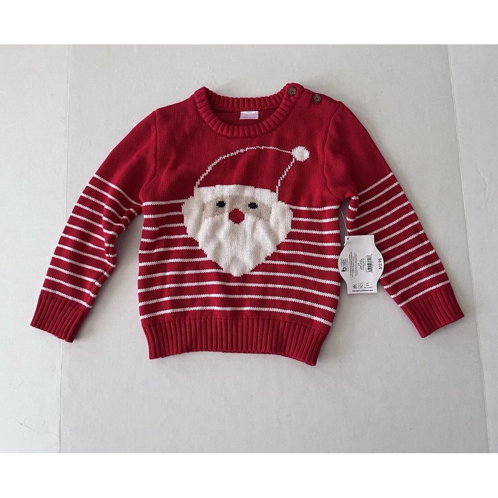 Christmas Santa Sweater Size 4T NWT